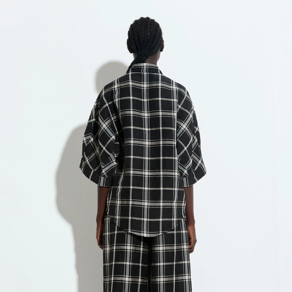 Christian Wijnants - Chemise Timila - Noir/Blanc - Image 3