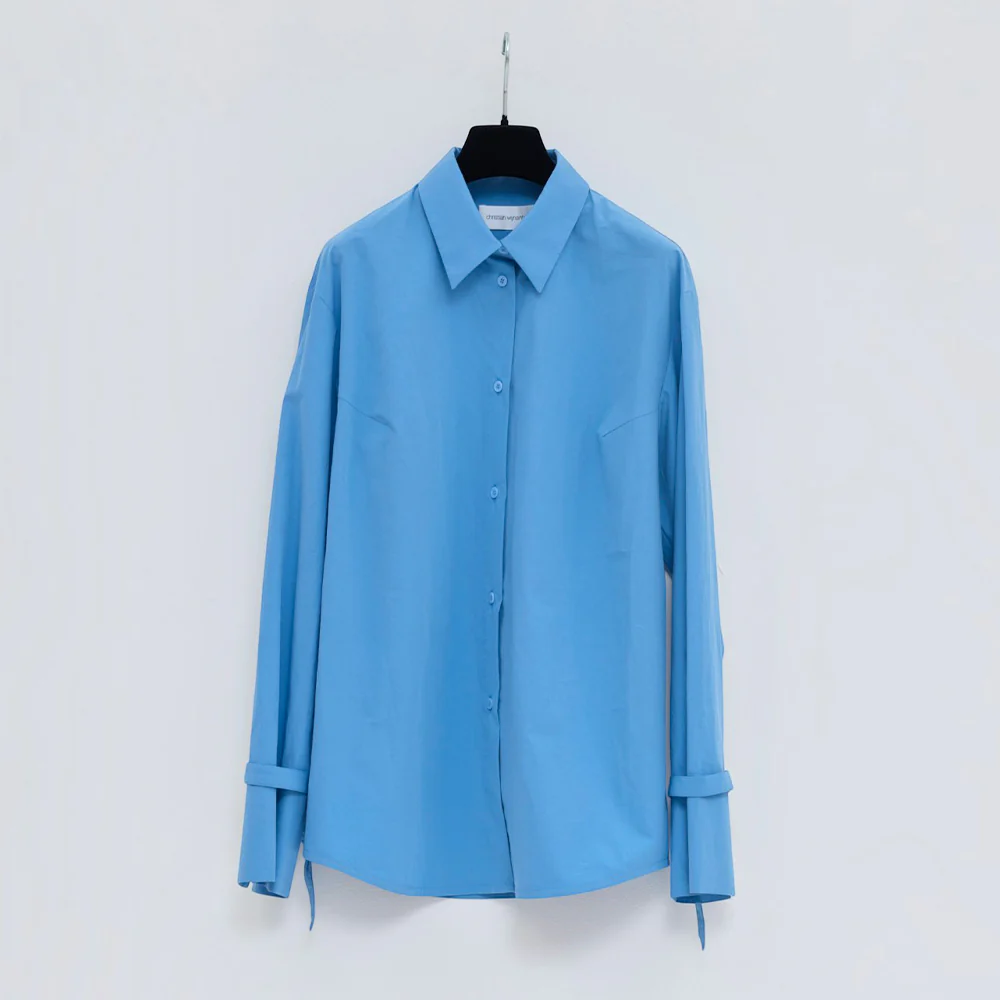Christian Wijnants - Chemise Twyn - Bleu Céruléen