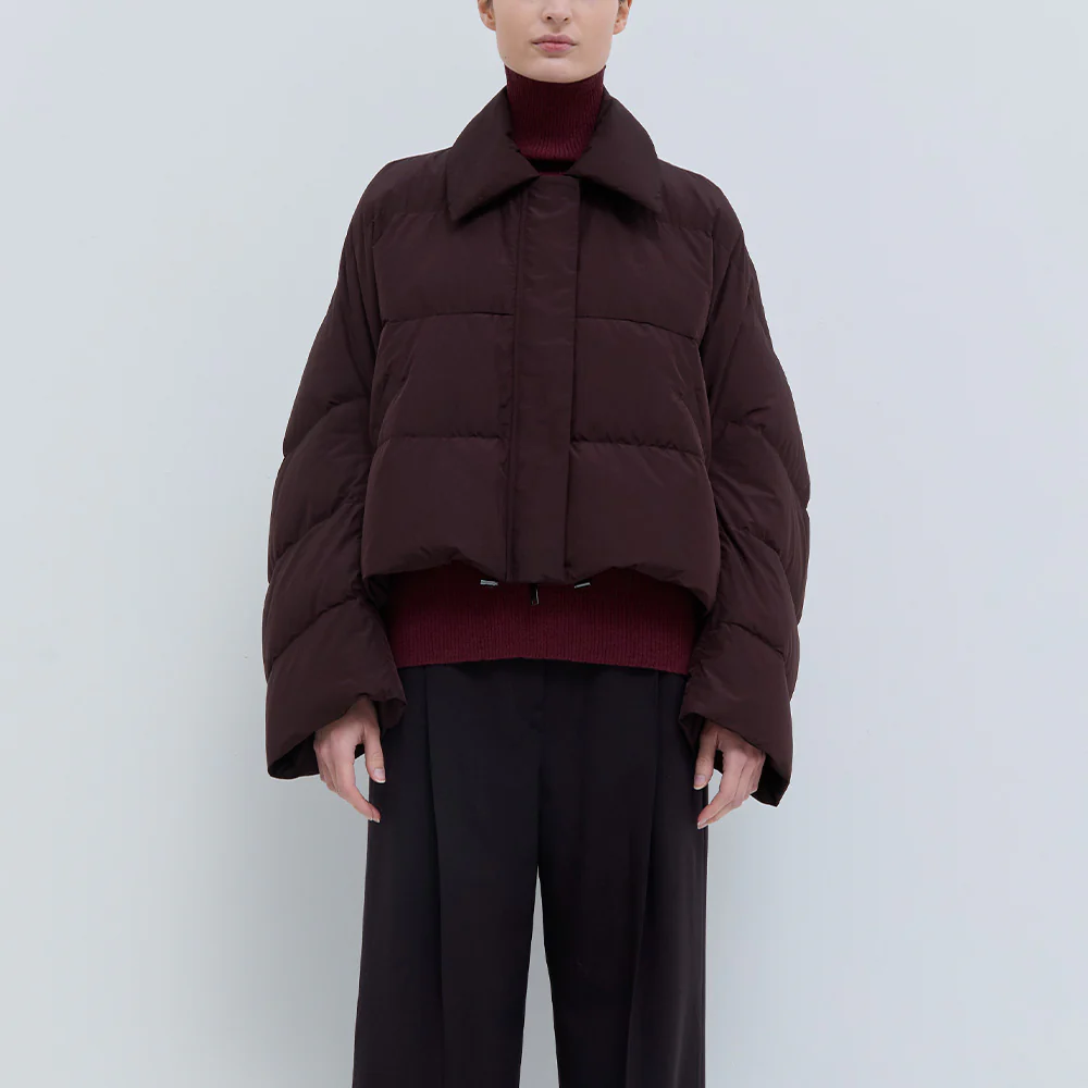 Christian Wijnants - Manteau Jani Down - Prune
