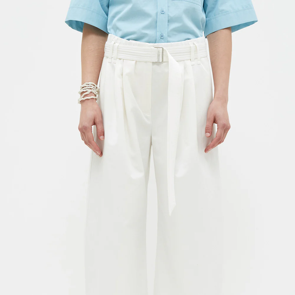 Christian Wijnants - Pantalon Pagata - Blanc - Image 4