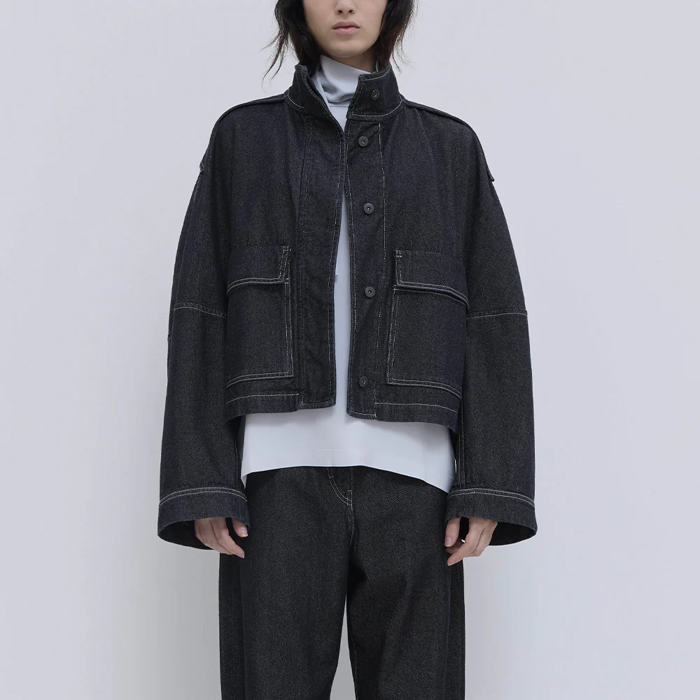 Christian Wijnants - Veste en Jean Jola - Denim Brut - Image 2