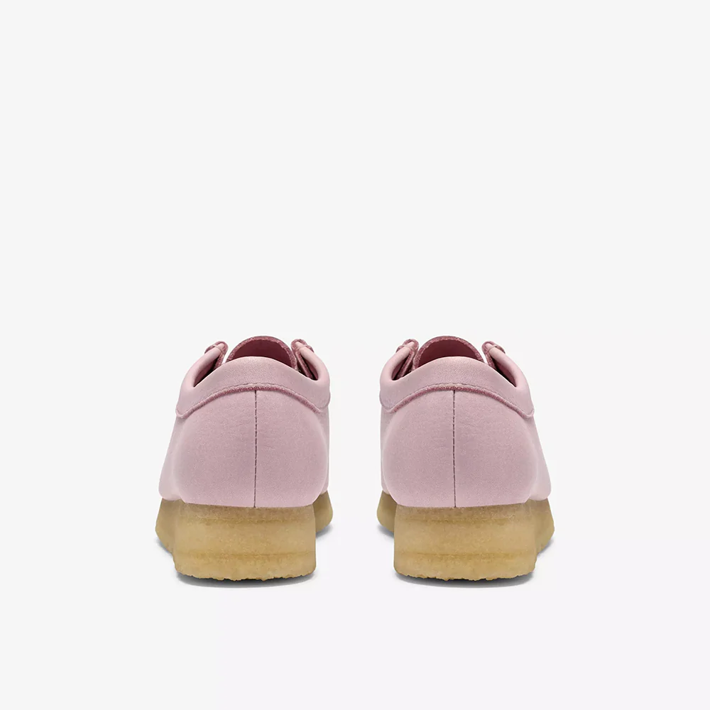Clarks - Wallabee - Cuir Rose Bébé - Image 5