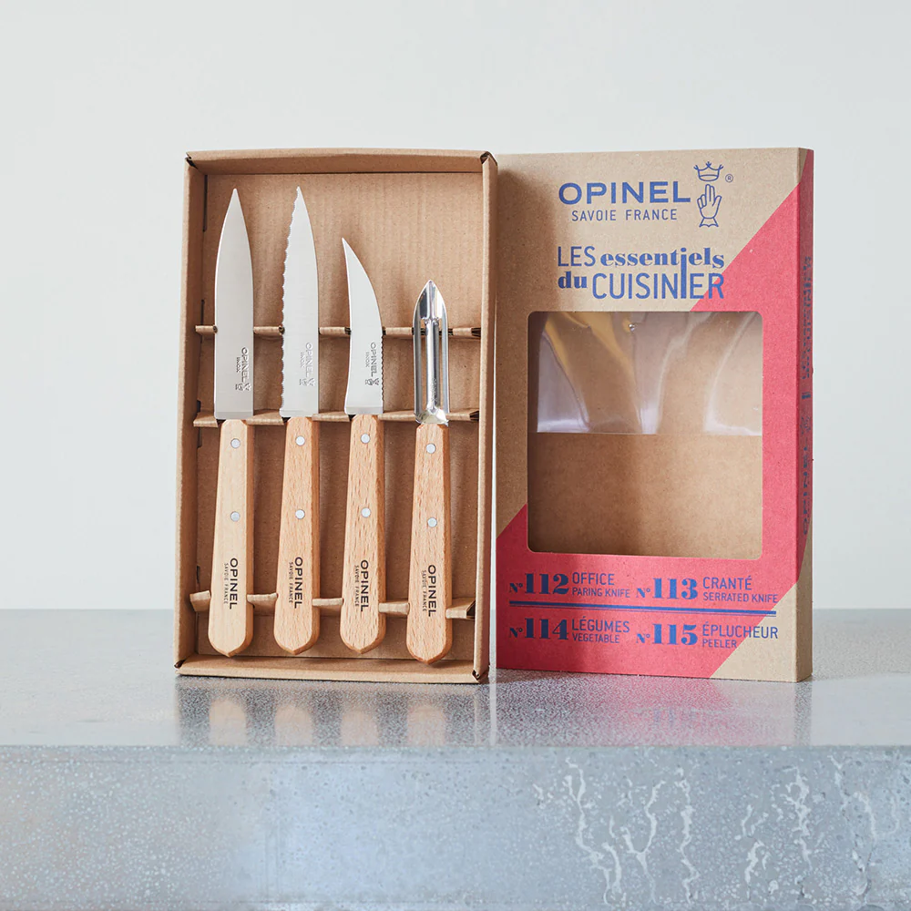 Coffret de 4 couteaux de cuisine Opinel