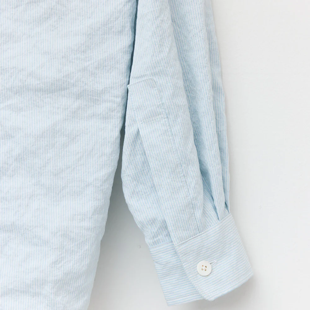 Colbo - Chemise Ă Capuche - Rayures Bleu - Image 4