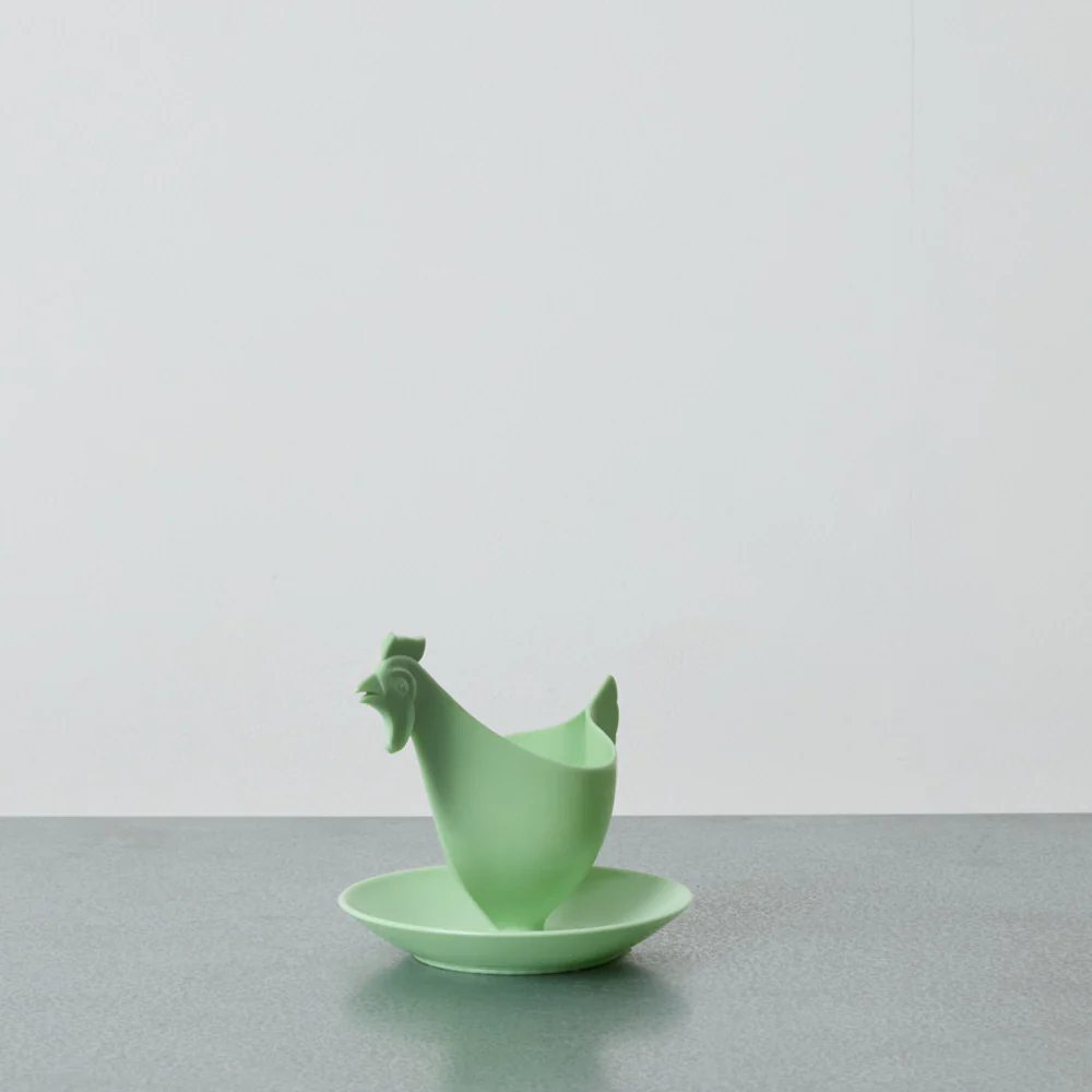 Coquetier Coq - Vert Menthe - Image 2