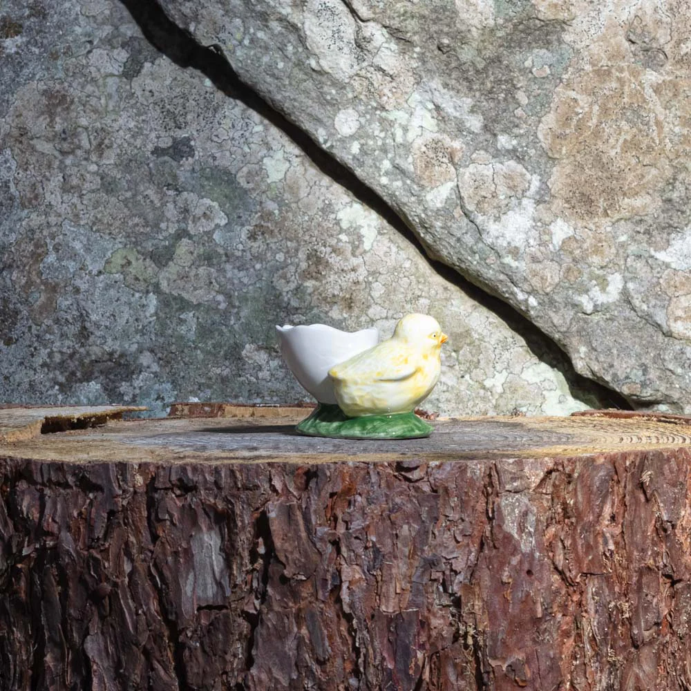Coquetier coquille d'oeuf avec poussin - Image 3