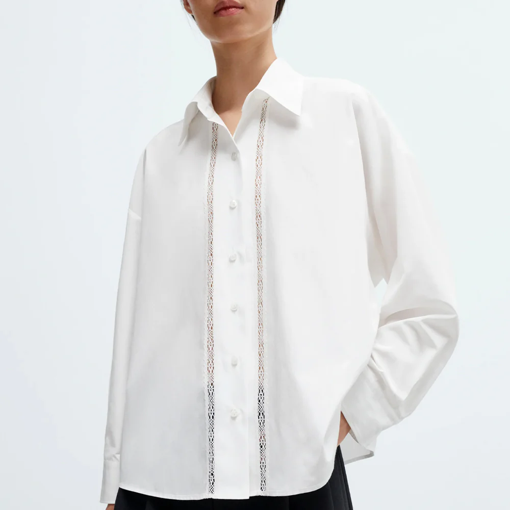 Cordera - Chemise en Dentelles - Blanc - Image 4