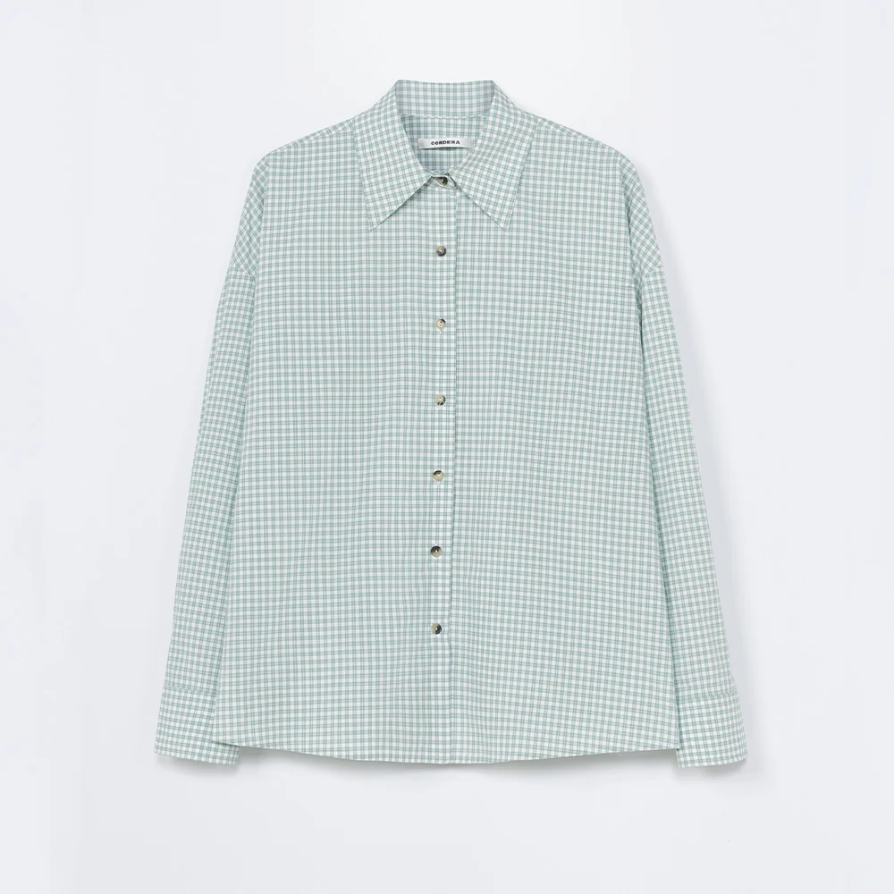 Cordera - Chemise Oversize - Vert Vichy