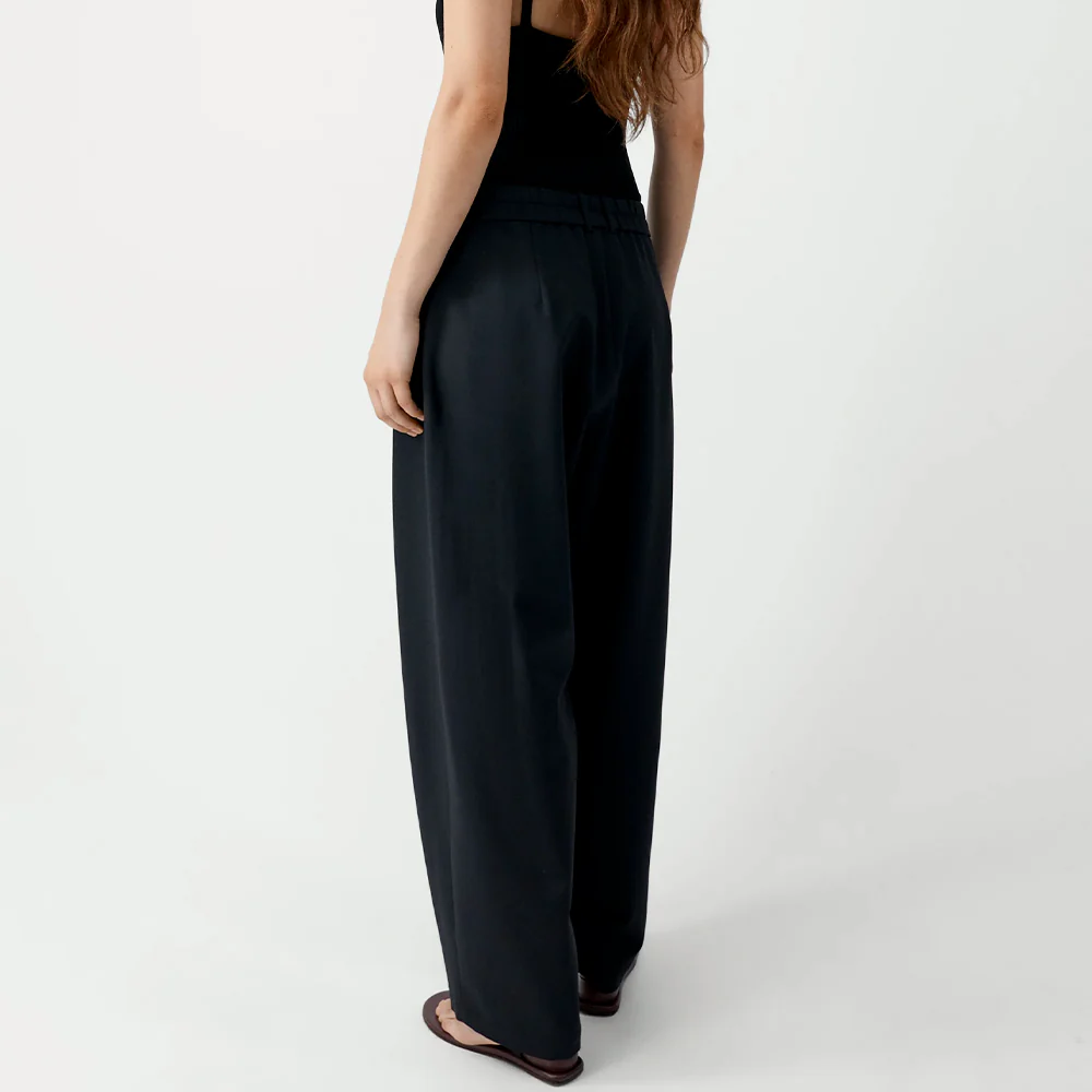 Cordera - Pantalon Barrel - Noir - Image 3