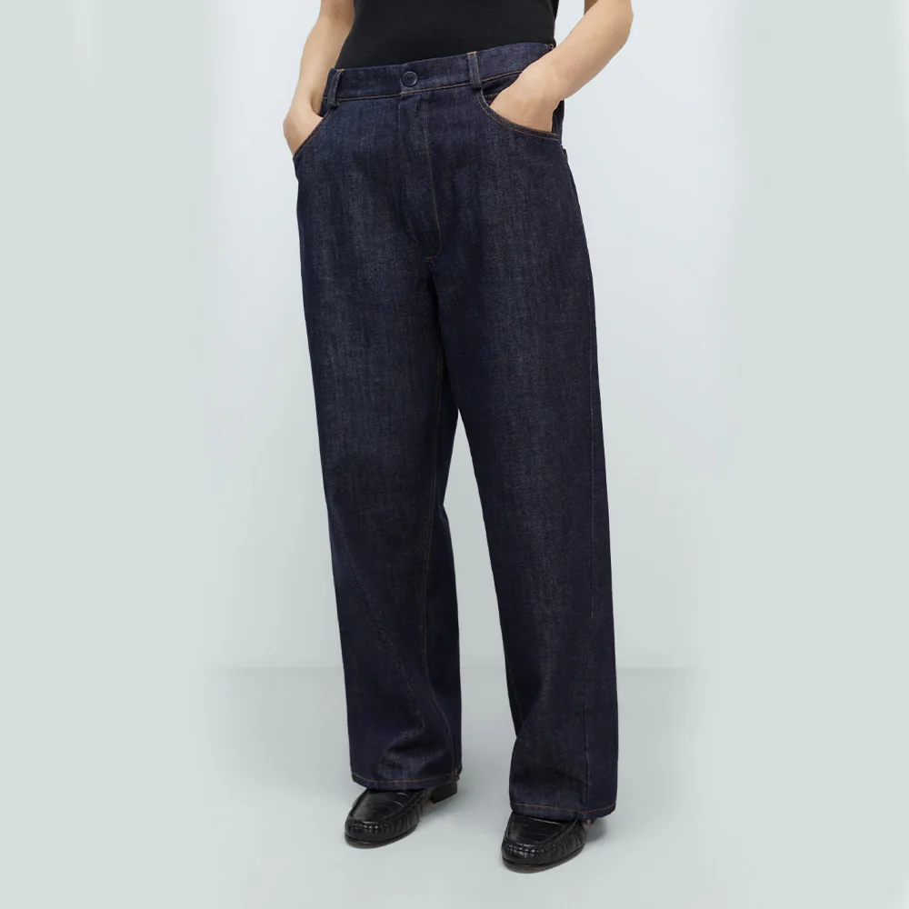Cordera - Pantalon Droit - Indigo - Image 4