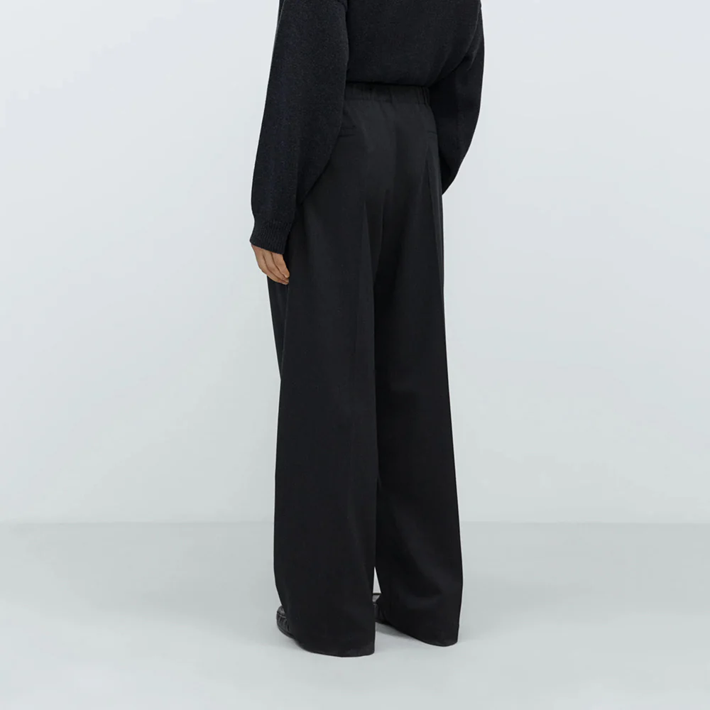 Cordera - Pantalon Plissé Décontracté - Anthracie - Image 3