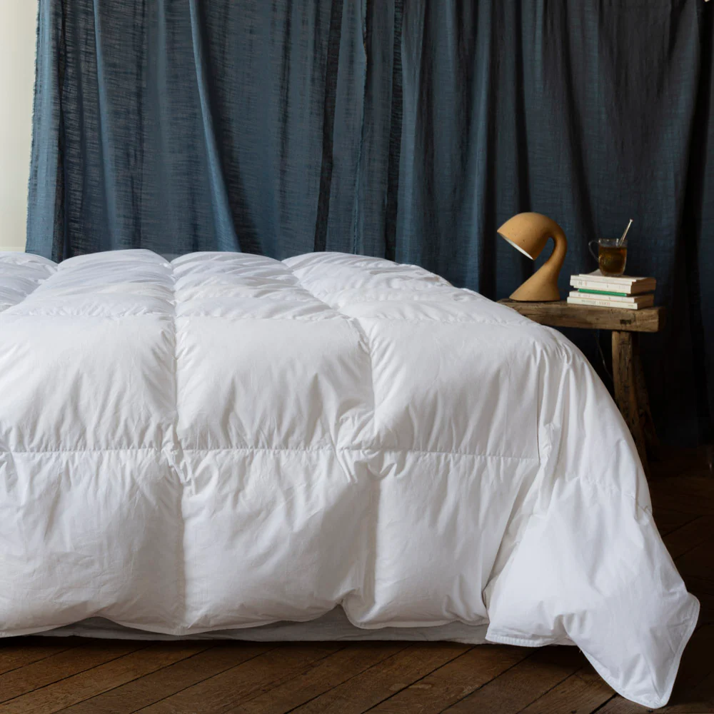 Couette en duvet naturel et plumettes - Blanc - Image 6