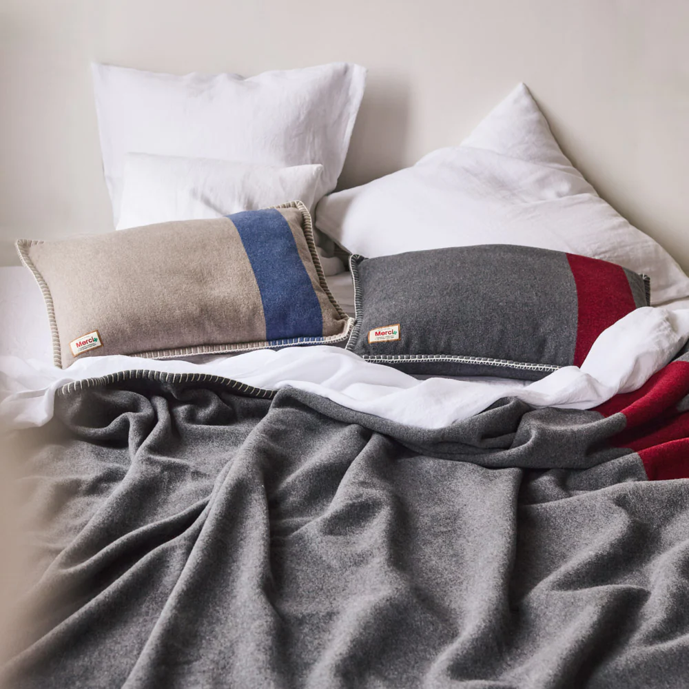 Coussin Merci - Gris - Image 3