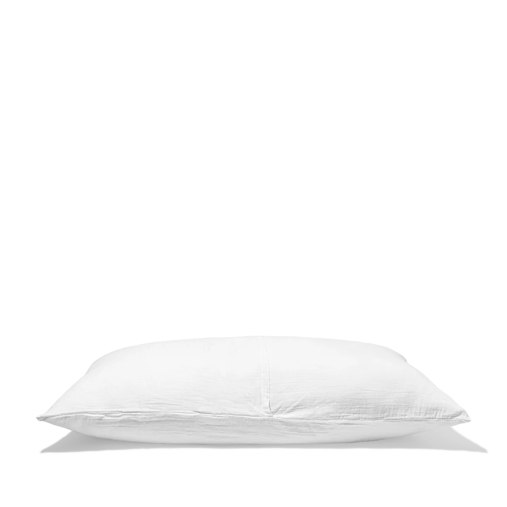 Coussin rectangle en gaze de coton - Blanc de Meudon - Image 5