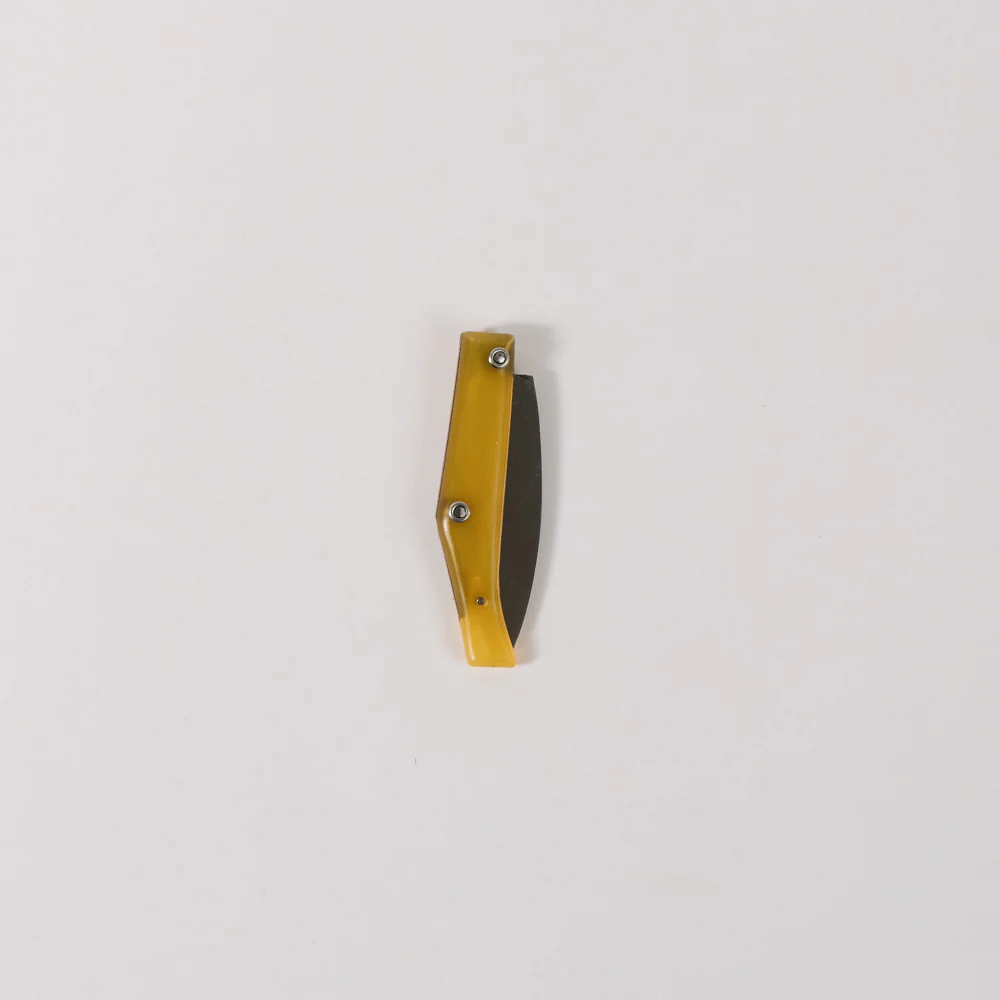Couteau Commun en Inox - Jaune - Image 2