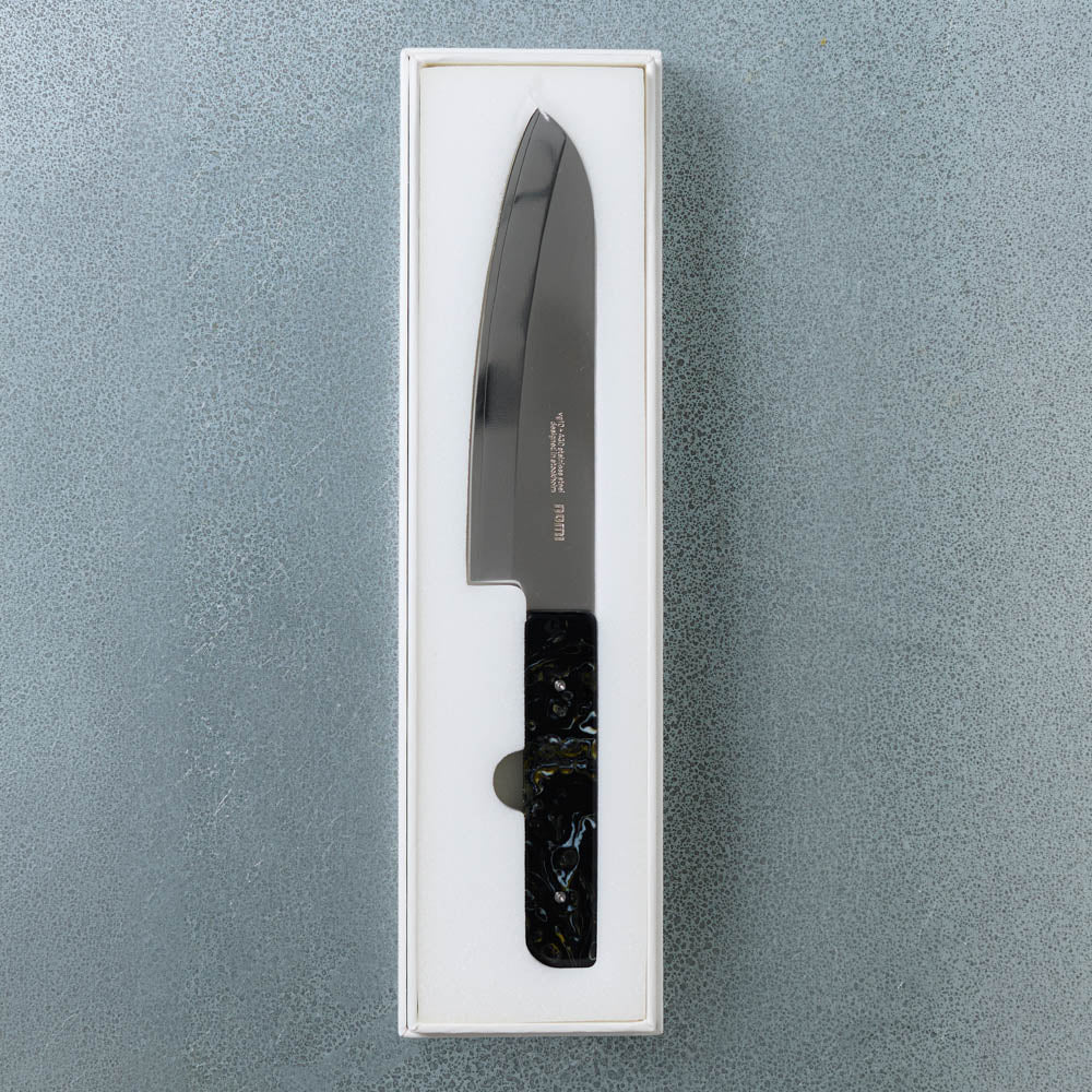 Couteau Santoku - Noir - Image 2