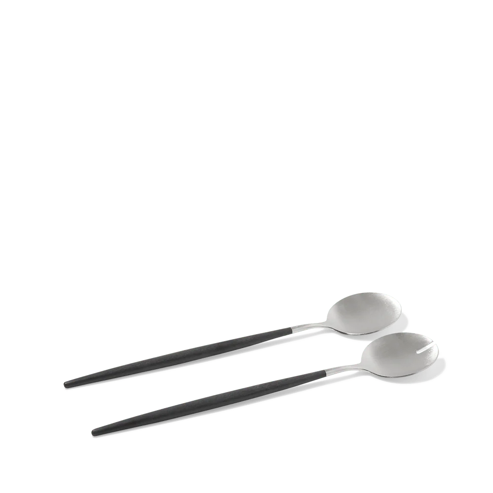 Couverts à salade Goa en acier inoxydable et résine - Image 4