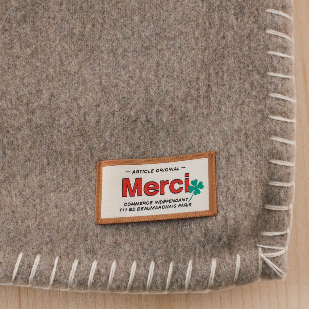 Couverture Merci - Beige - Image 4