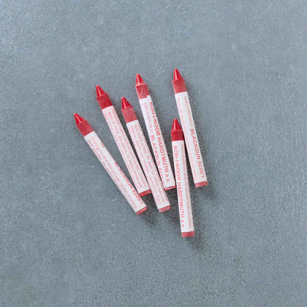 Craies grasses - Rouge