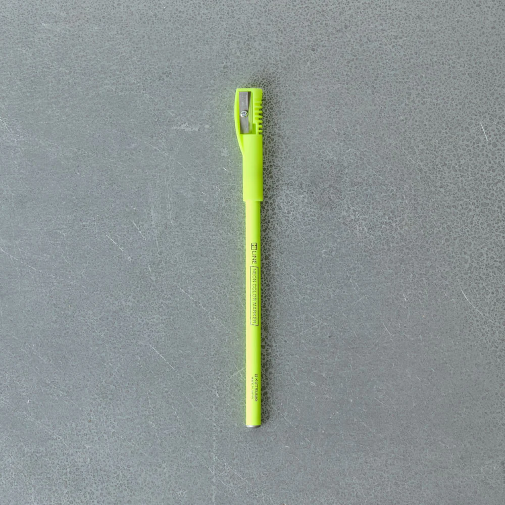 Crayon Sharp Fluo - Jaune - Image 2