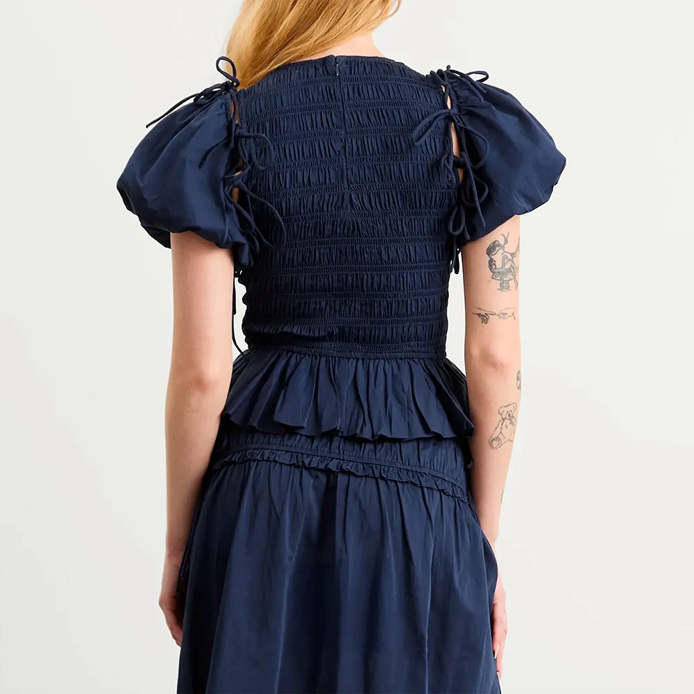 Damson Madder - Blouse Becca - Marine - Image 2