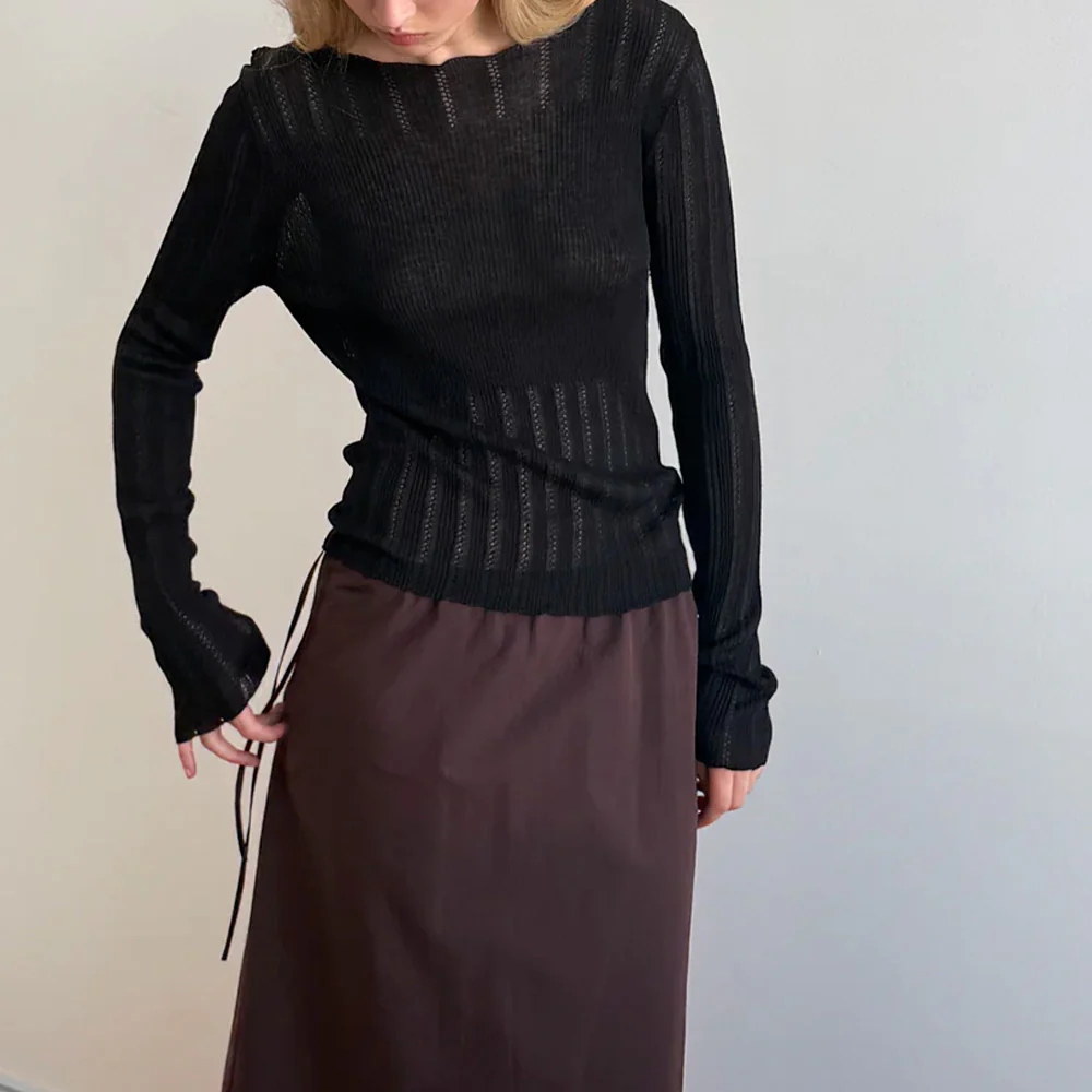 Deiji Studio - Top Open Work - Noir - Image 3