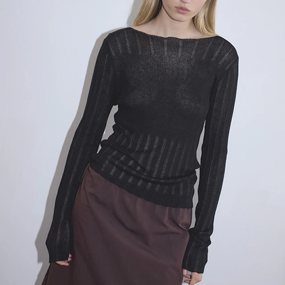 Deiji Studio - Top Open Work - Noir - Image 4