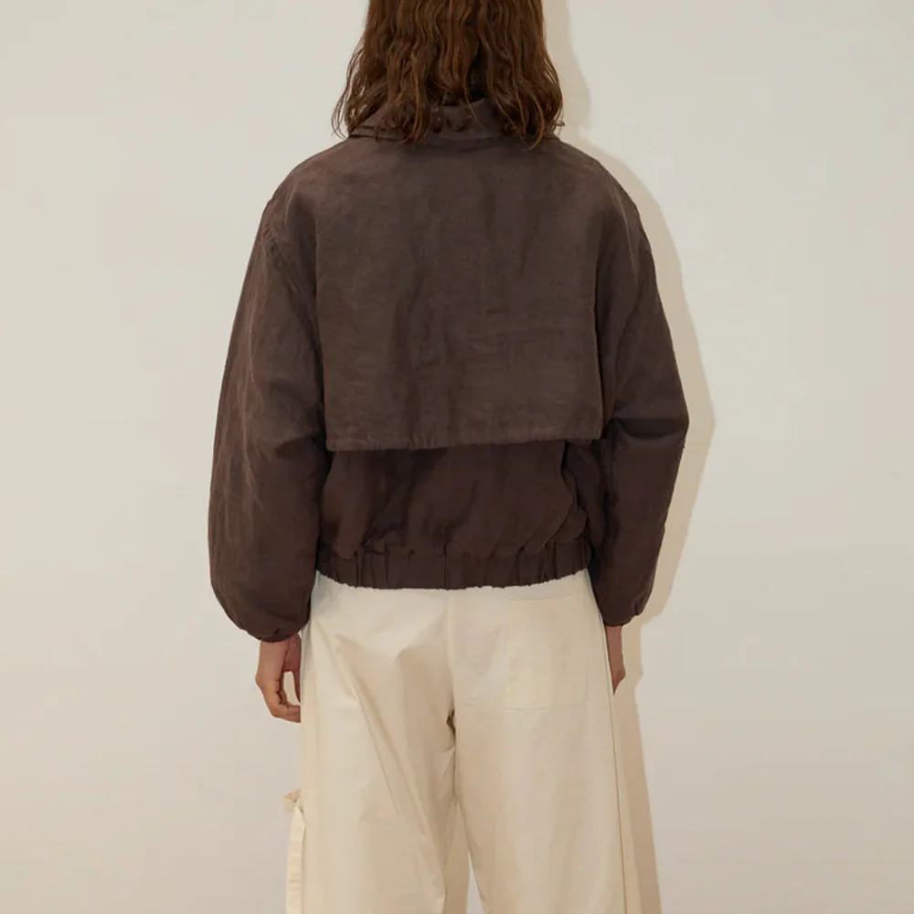 Deiji Studio - Veste Double Layered - Bark - Image 4