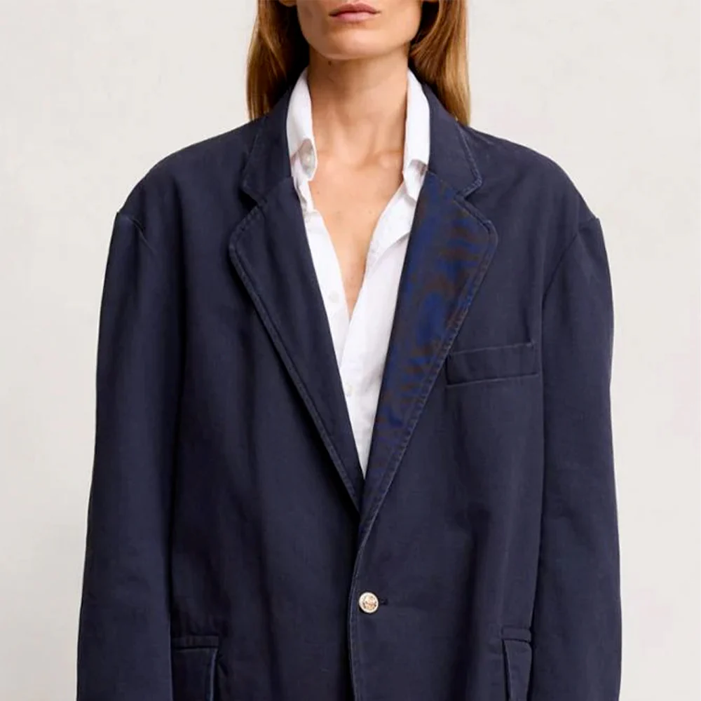 Denimist - Blazer Déstructuré - Marine - Image 3