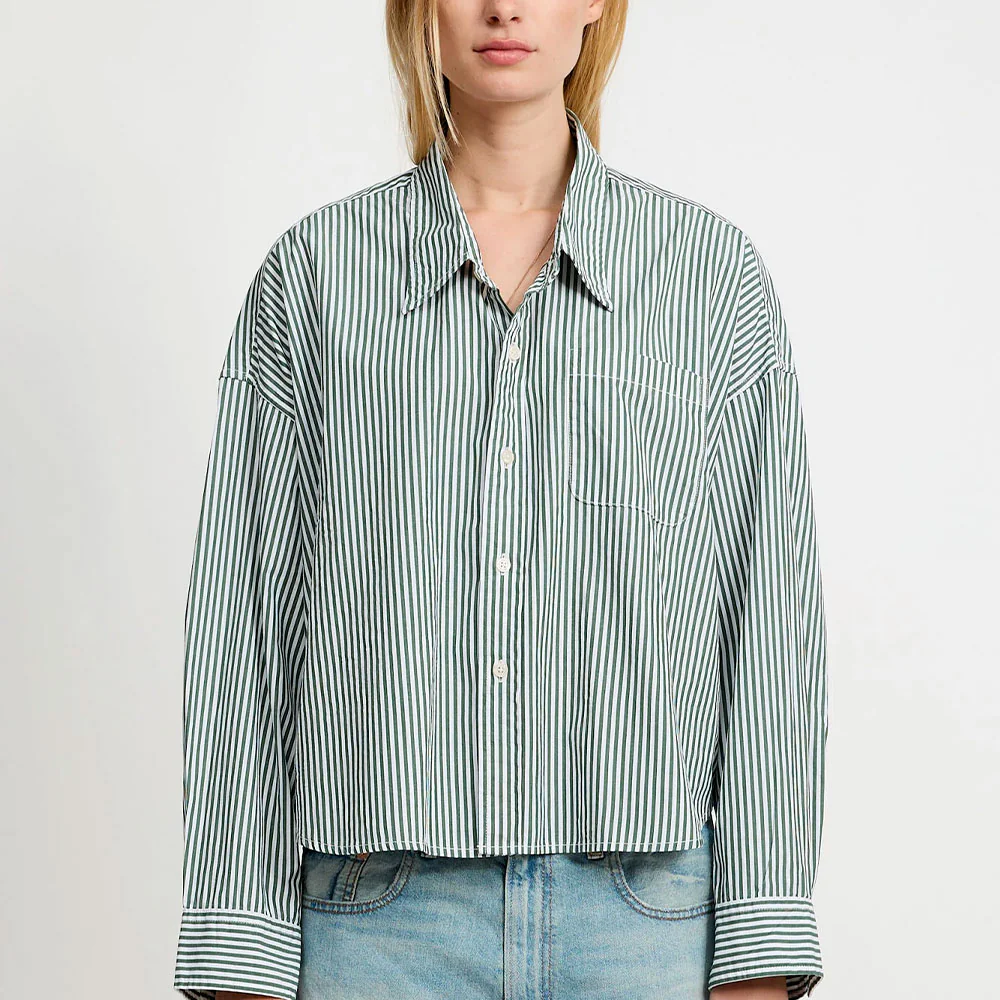 Denimist - Chemise Courte - Vert - Image 3