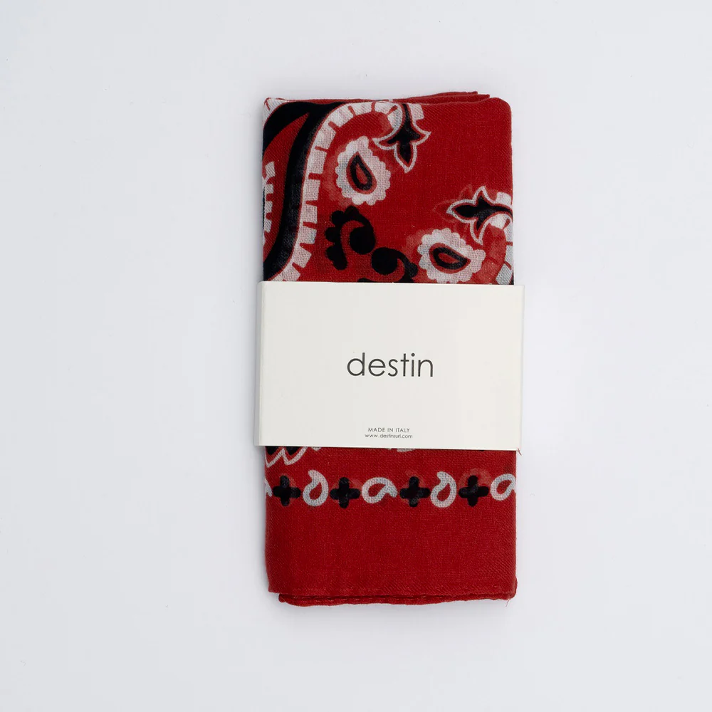 Destin - Bandana - Rouge - Image 4