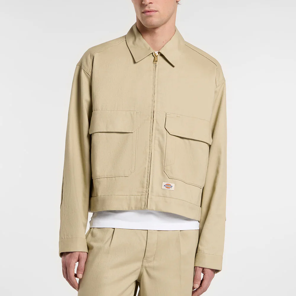 Dickies - Veste Hemp Twill Trucker - Eucalypsus - Image 3