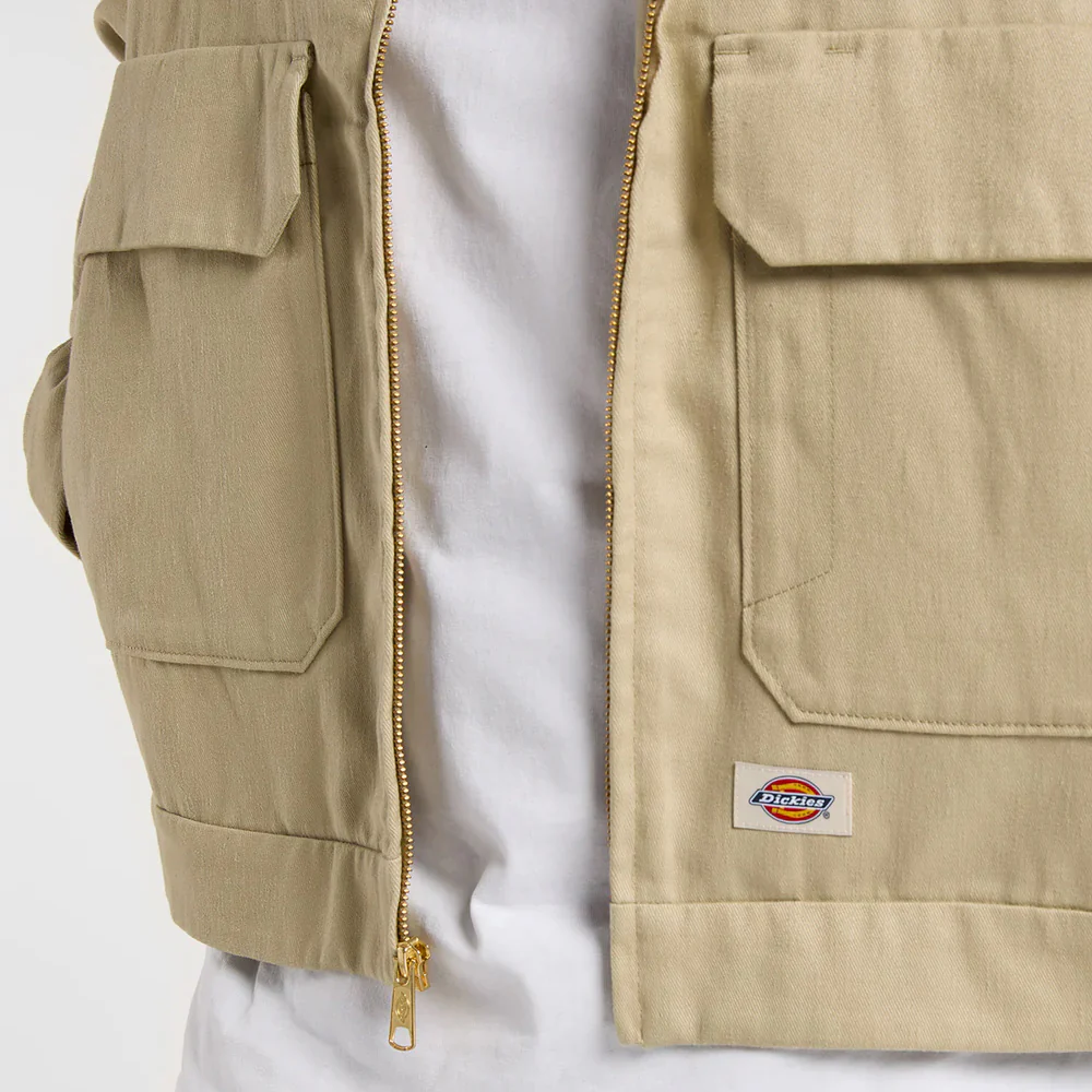 Dickies - Veste Hemp Twill Trucker - Eucalypsus - Image 5
