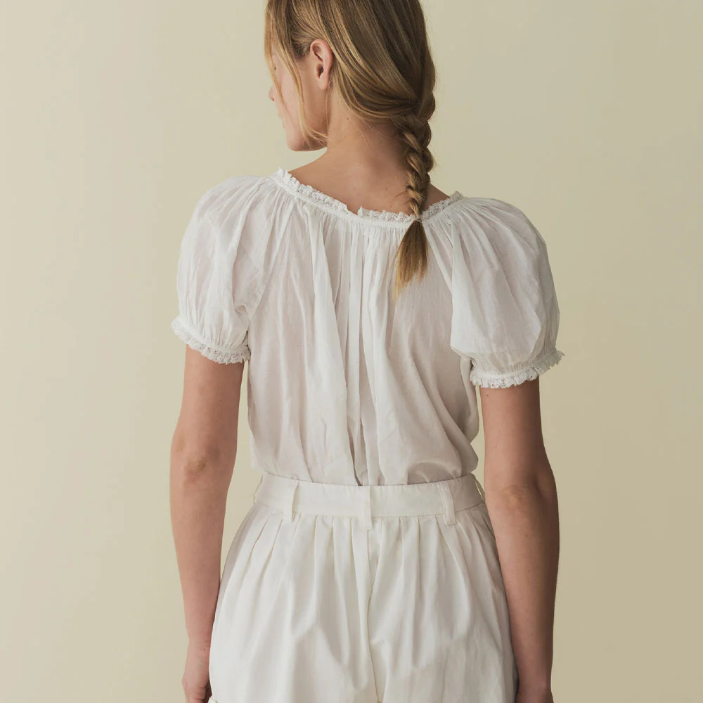 Dôen - Blouse Frederica - Blanc - Image 4