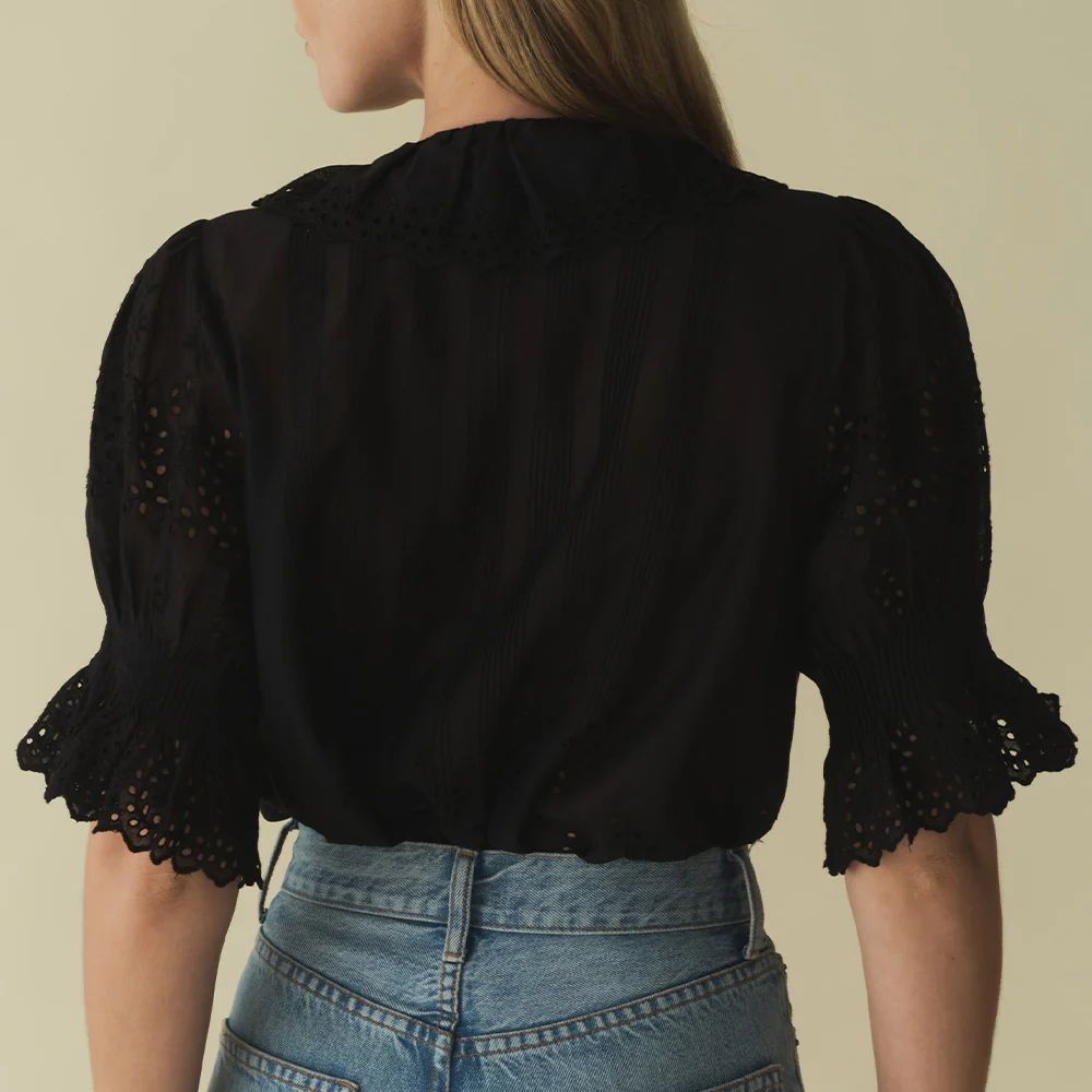 DĂ´en - Blouse Henri - Noir - Image 9