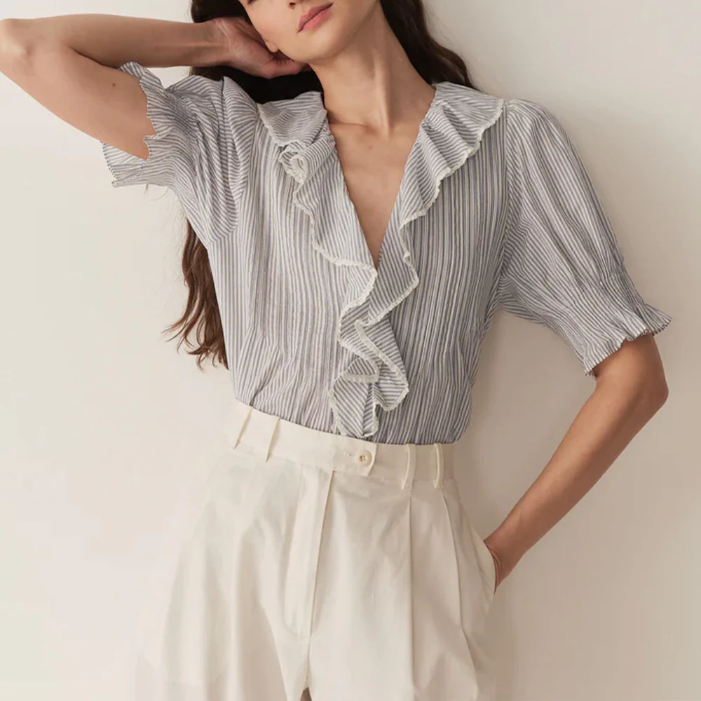 Dôen - Blouse Henri - Rayures Adelaide - Image 2