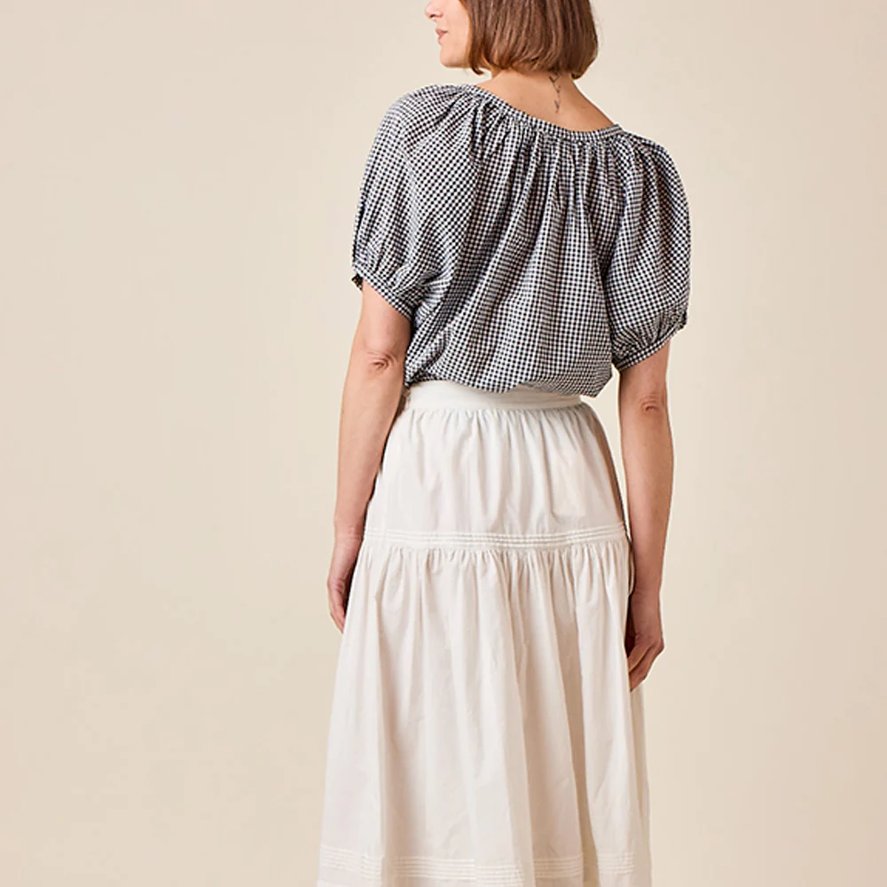 Dôen - Chemise June - Navy Gingham - Image 3
