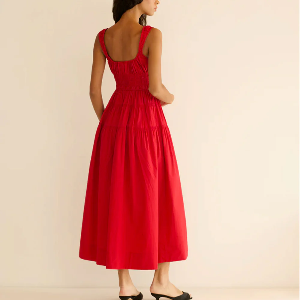 Dôen - Robe Clover - Rouge - Image 3
