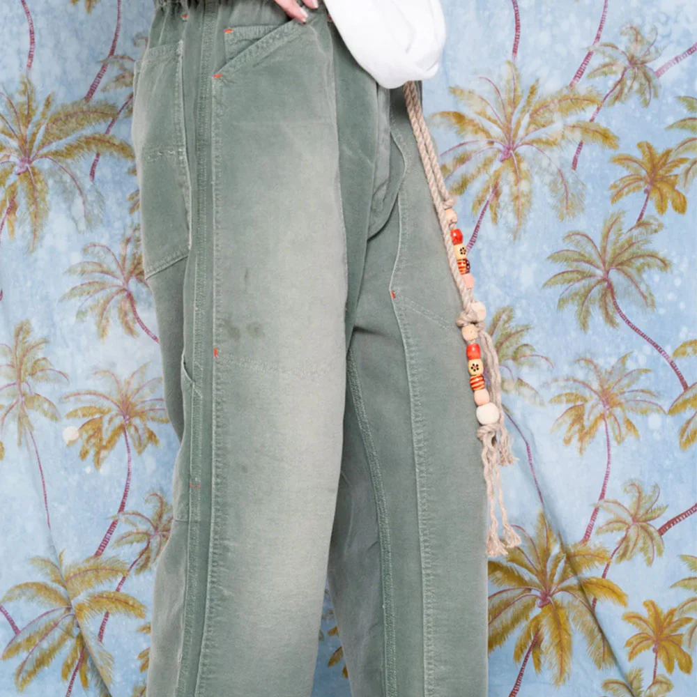 Dr Collectors - Pantalon Carpenteur - Vert Army - Image 3
