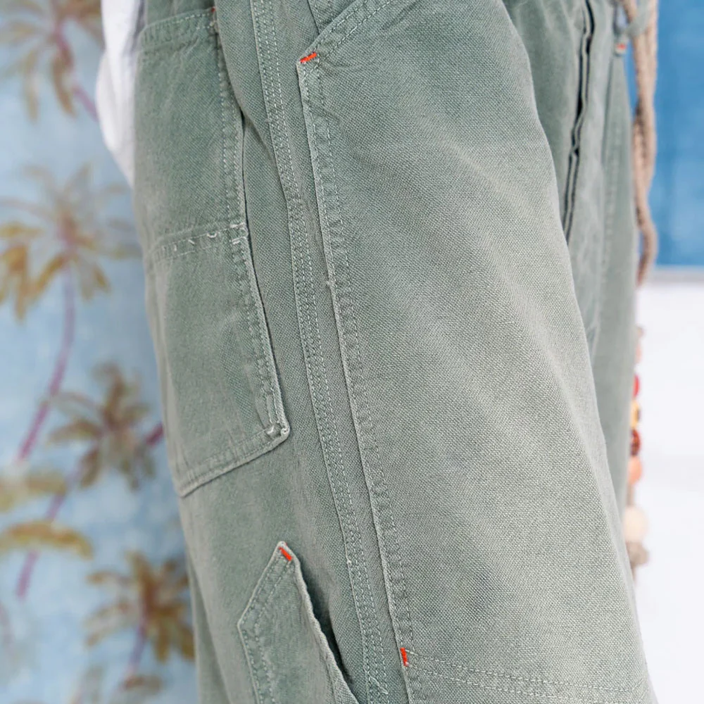 Dr Collectors - Pantalon Carpenteur - Vert Army - Image 4