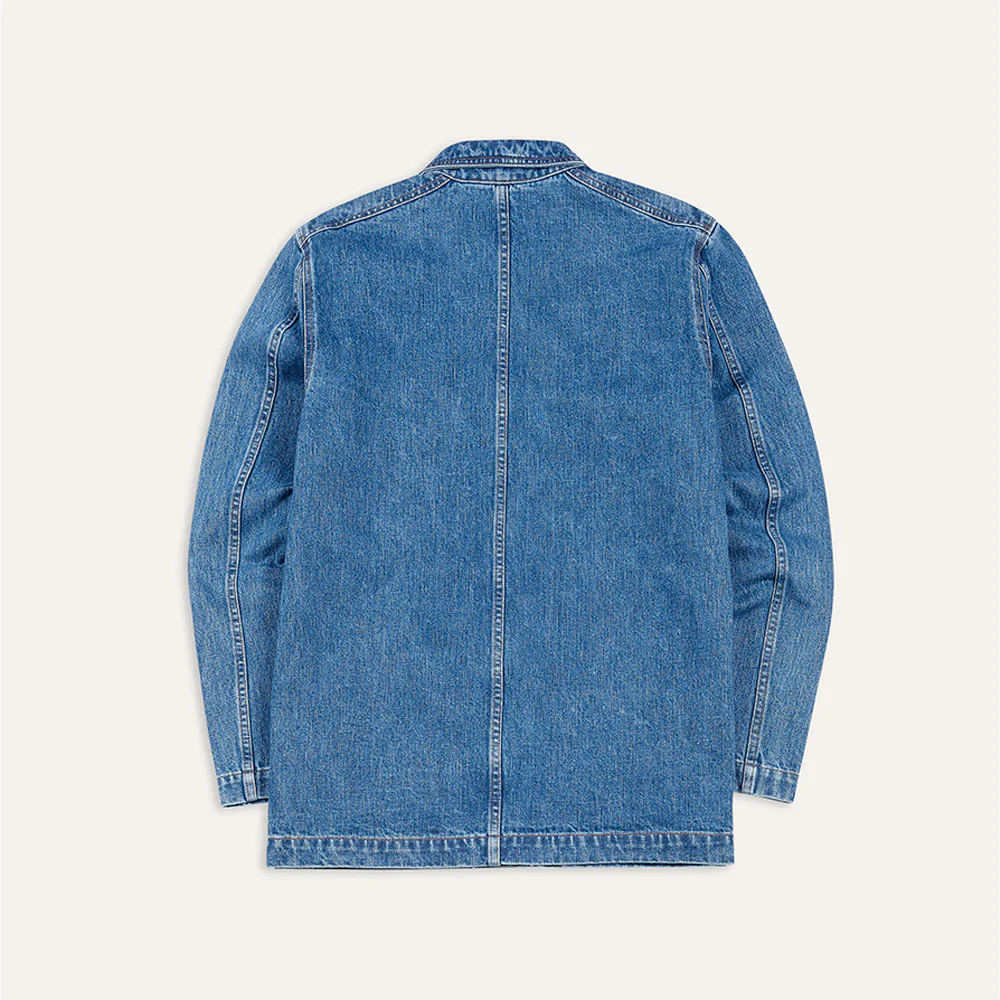 Drake's - Veste de Travail Selvedge - Bleach Wash - Image 5