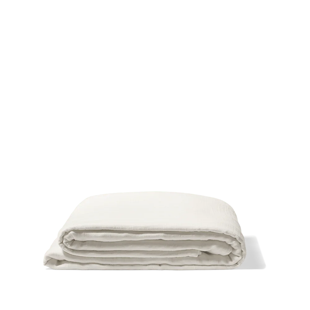 Drap plat en gaze de coton - Blanc de Meudon - Image 3