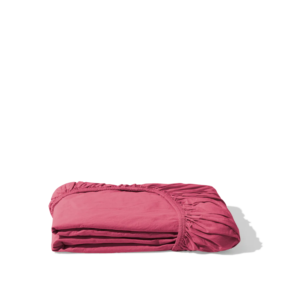 Drap-housse en percale de coton - Rose Club - Image 2