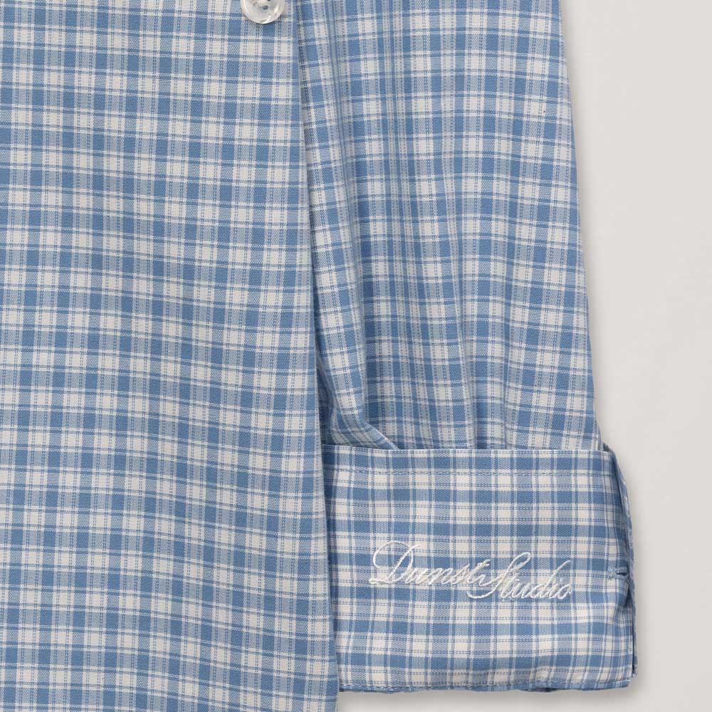 Dunst - Chemise Oversize Ă Carreaux - Bleu - Image 4