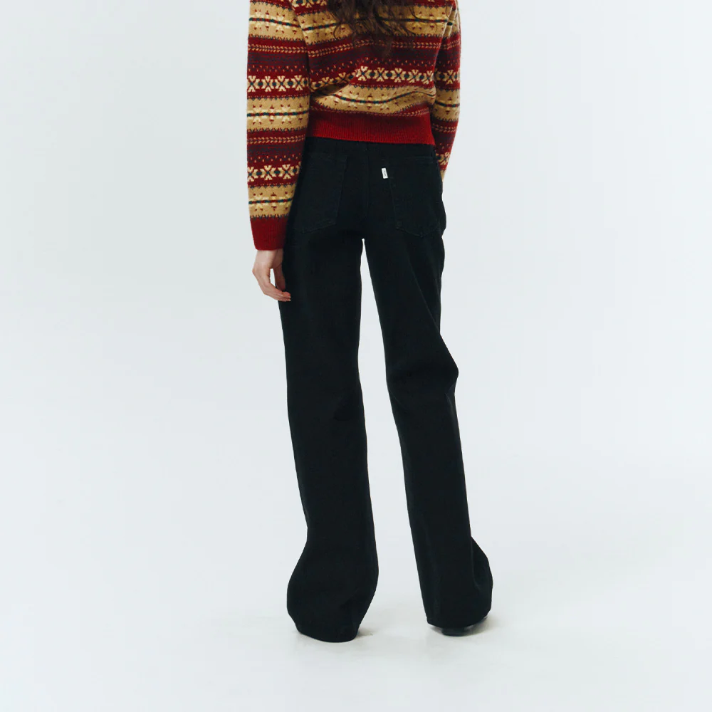 Dunst - Jeans Relaxed Flare - Noir Whashed - Image 4