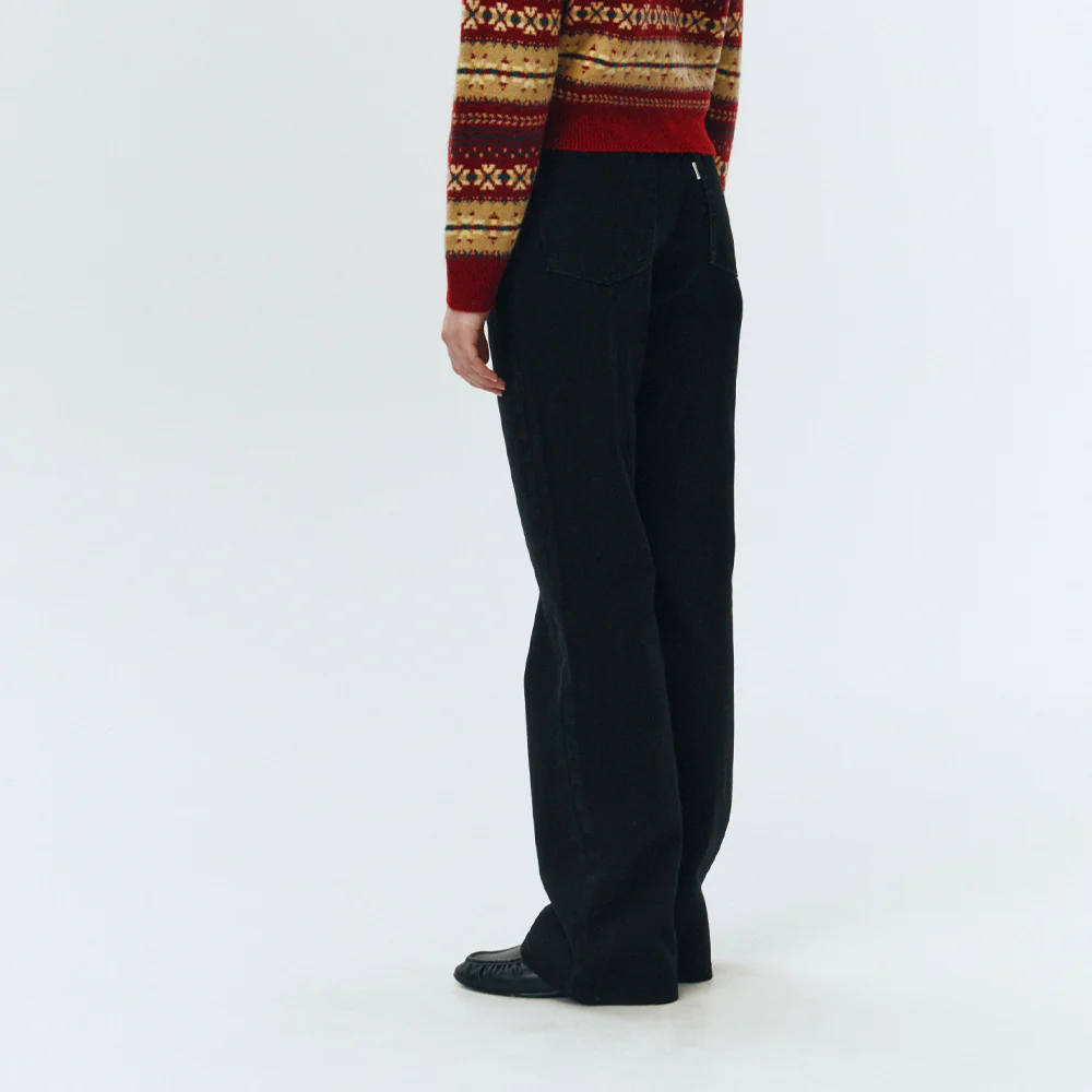 Dunst - Jeans Relaxed Flare - Noir Whashed - Image 5