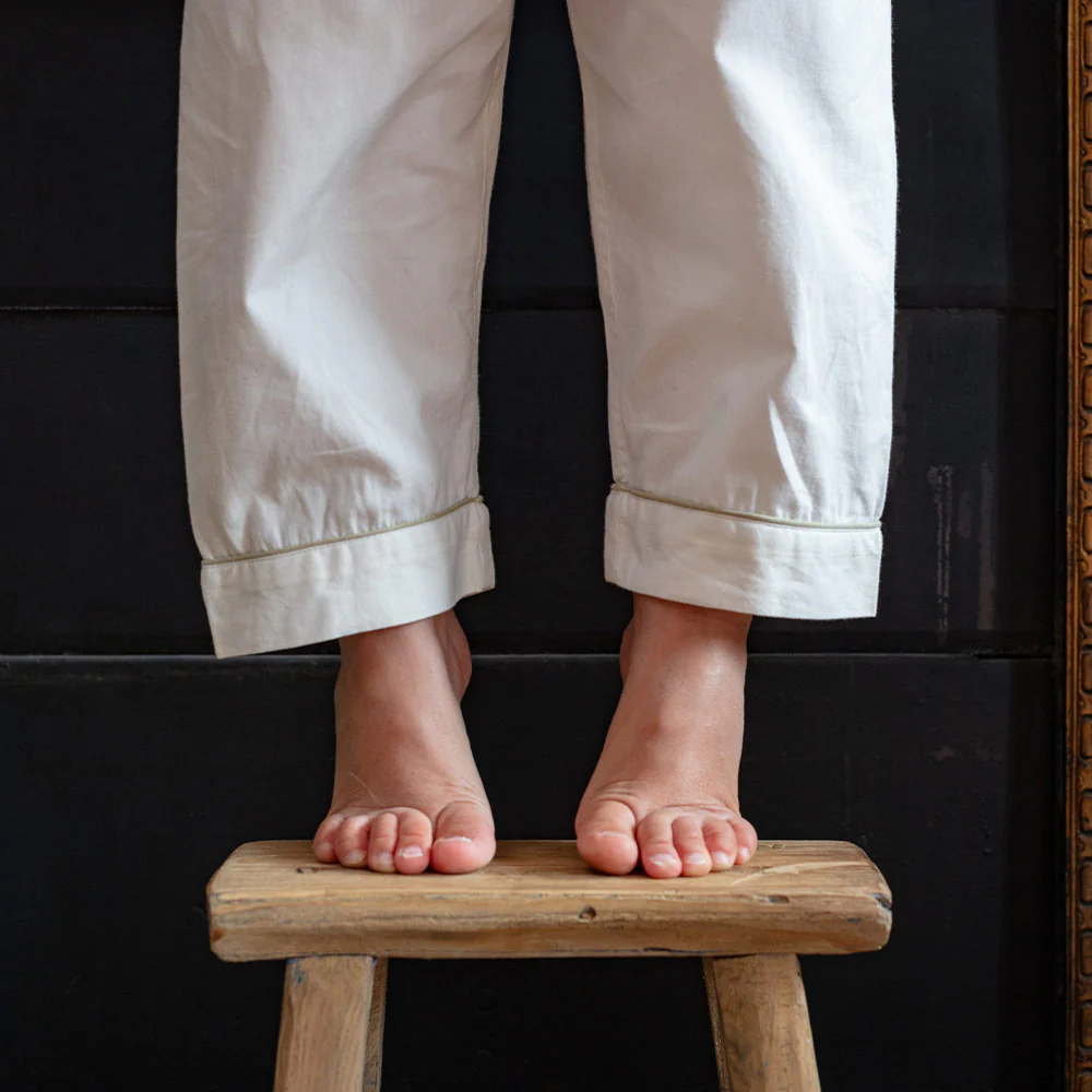 Caramel x Merci - Pyjama Enfant en coton twill - Blanc de Meudon - Image 10