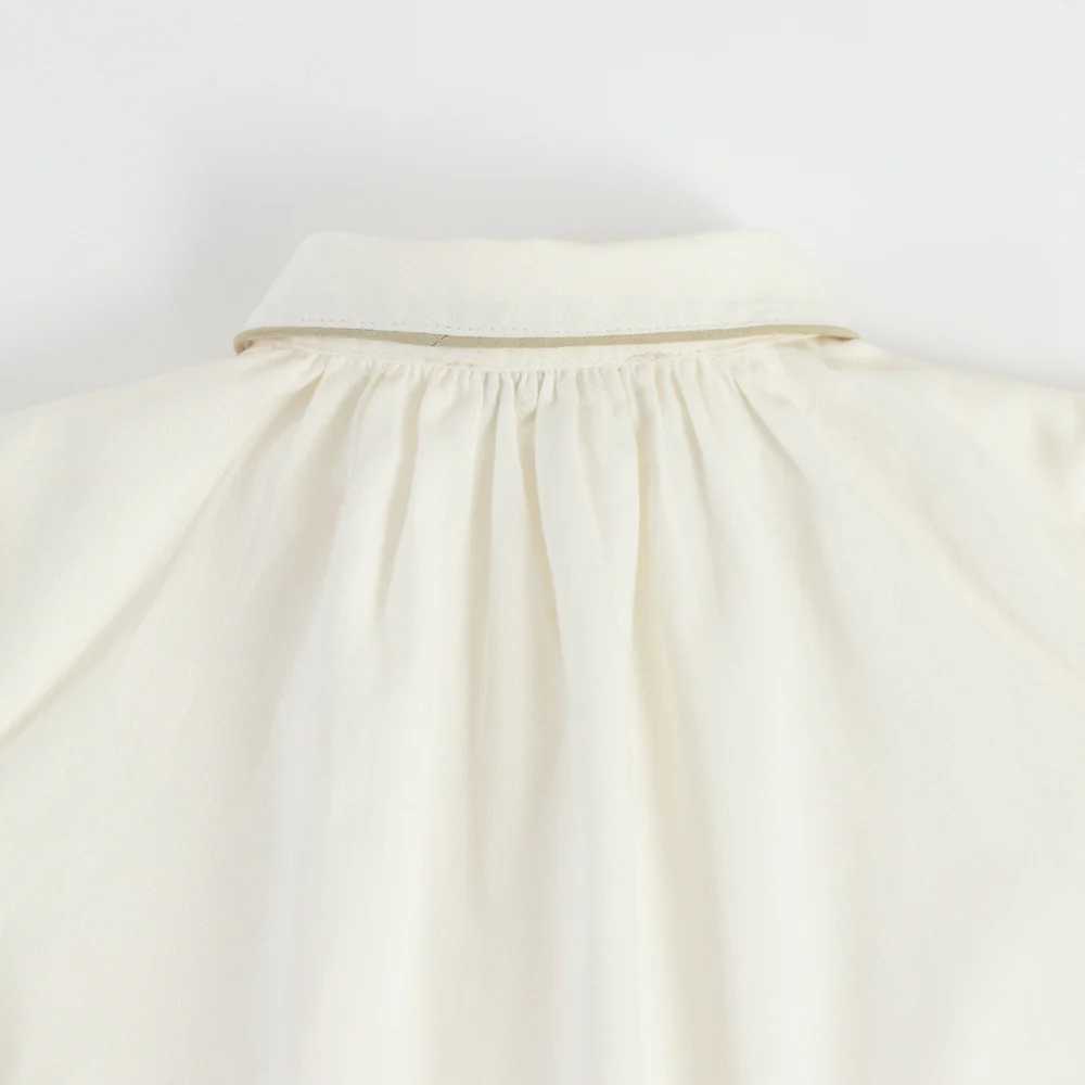 Caramel x Merci - Pyjama Enfant en coton twill - Blanc de Meudon - Image 3