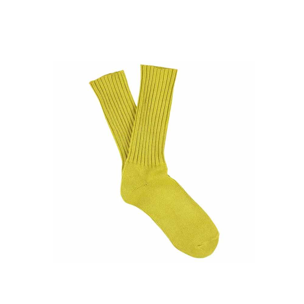 Escuyer - Chaussettes Crew - Jaune - Image 2