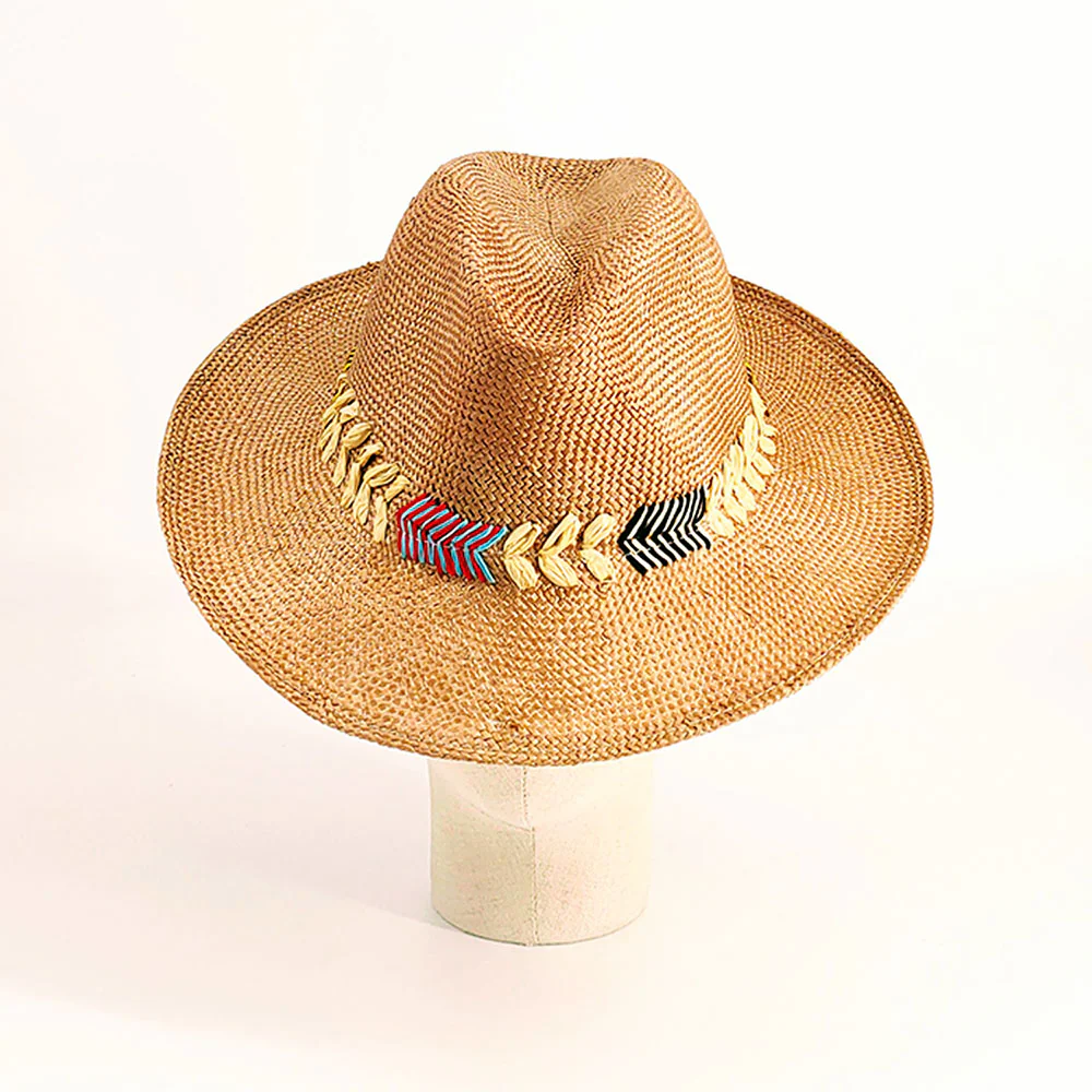 Exquisite J - Chapeau en Raphia H449 - Naturel